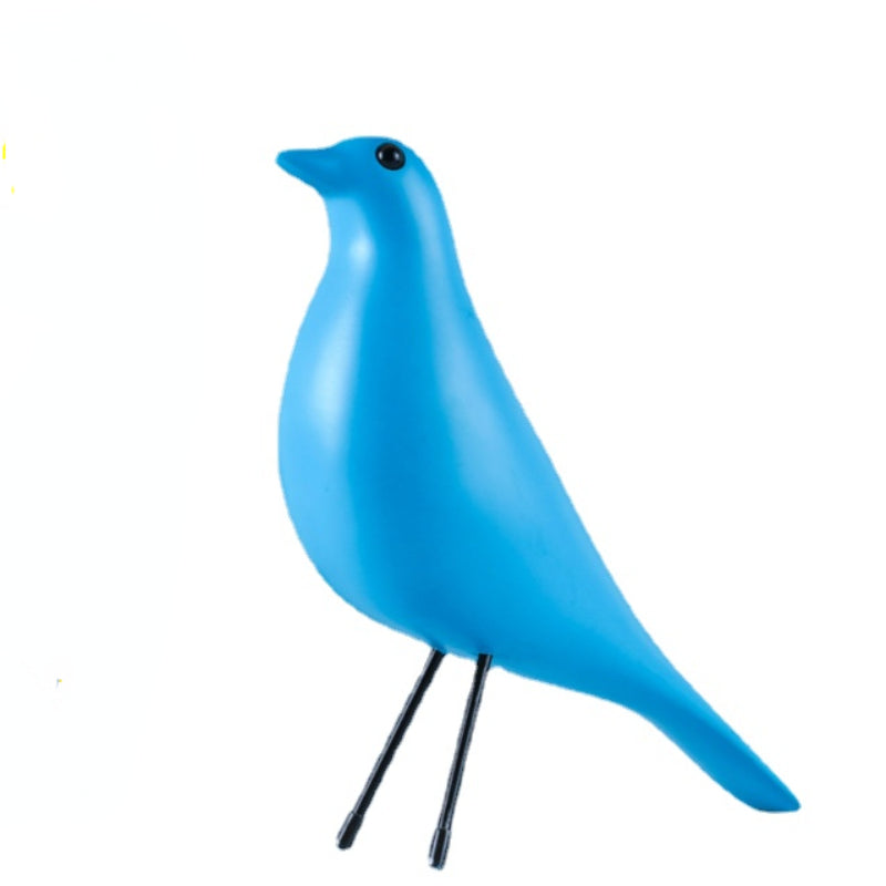 Ornaments Ins Soft Decoration Eames Bird Ornaments Resin Crafts Modern Minimalist Desktop Creative Home Decoration