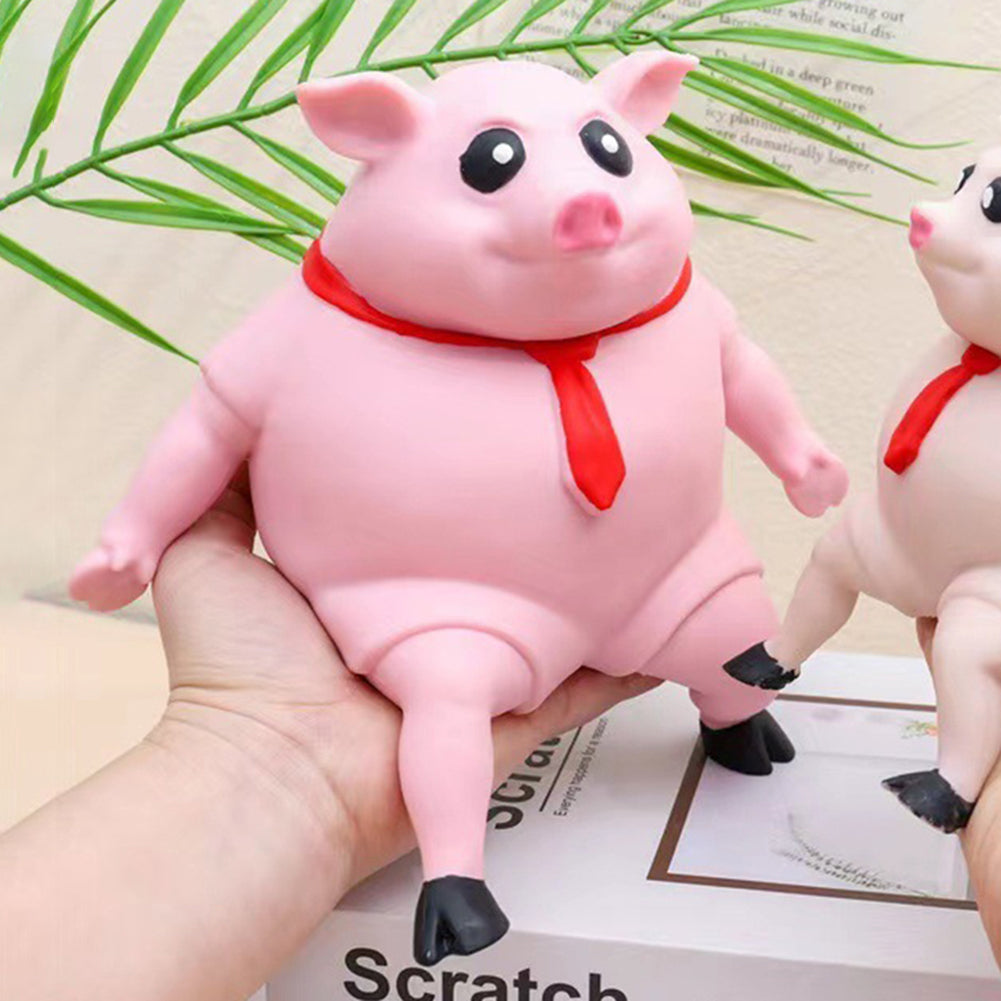 Cartoon Cute Pink Lala Pig Toy Ventilate Pig Trick Pinch Music Stress Relief Toy