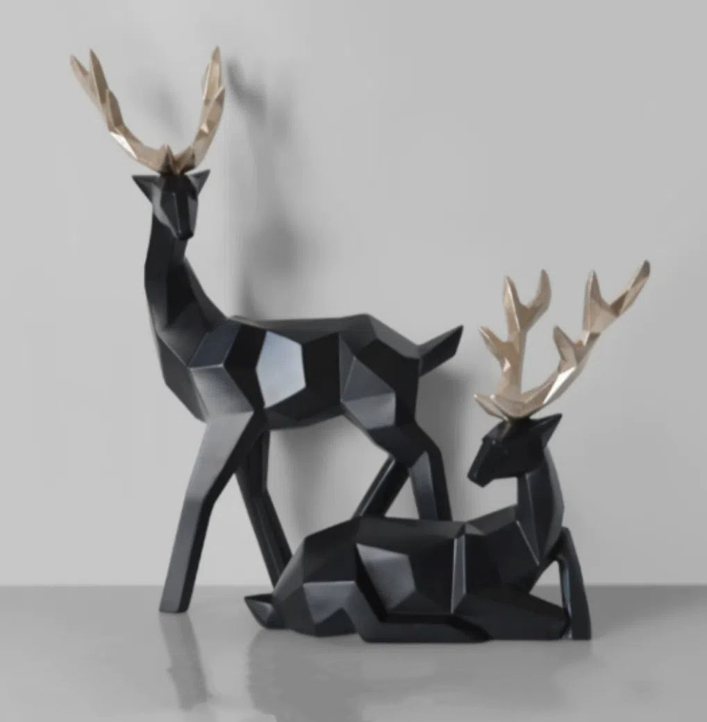 Home Fortune Deer Resin Decoration Home Decoration Living Room Decoration