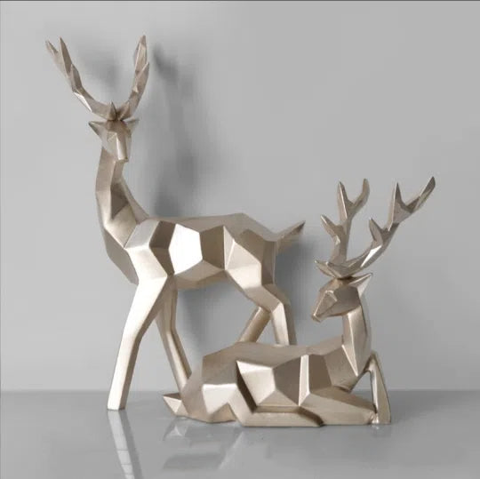 Home Fortune Deer Resin Decoration Home Decoration Living Room Decoration