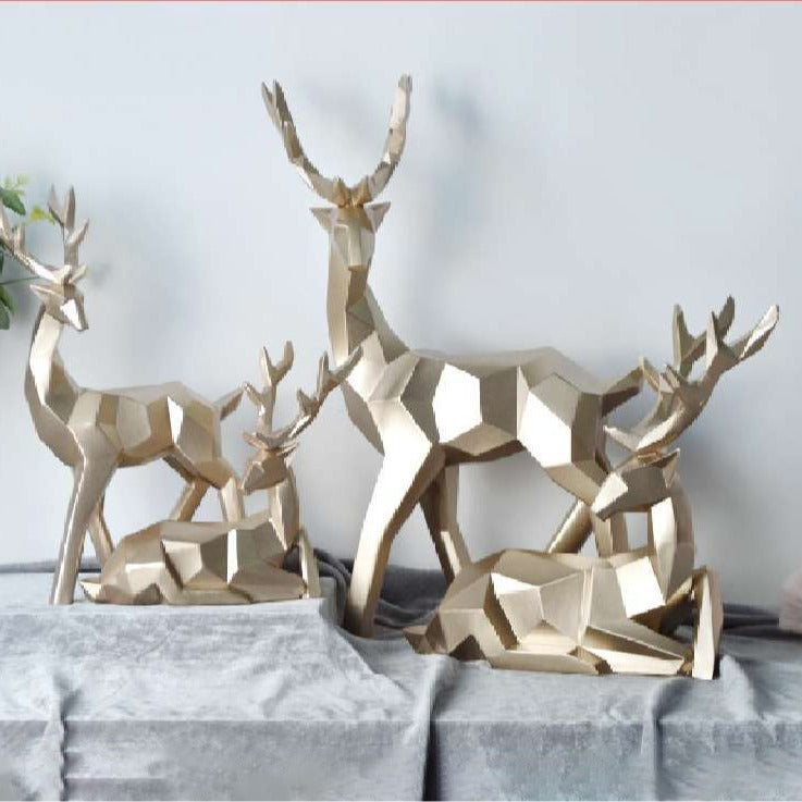 Home Fortune Deer Resin Decoration Home Decoration Living Room Decoration