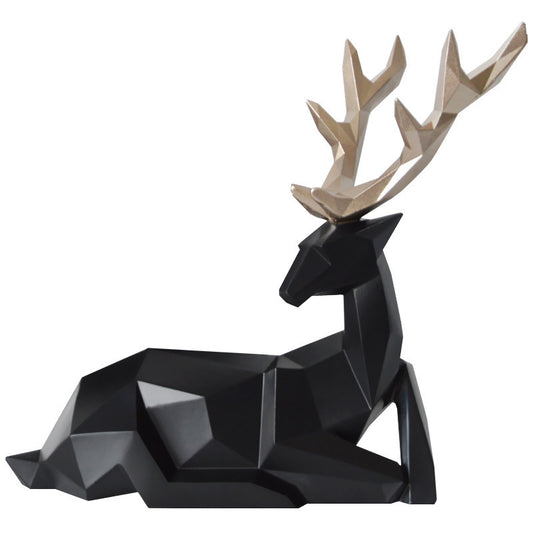 Home Fortune Deer Resin Decoration Home Decoration Living Room Decoration