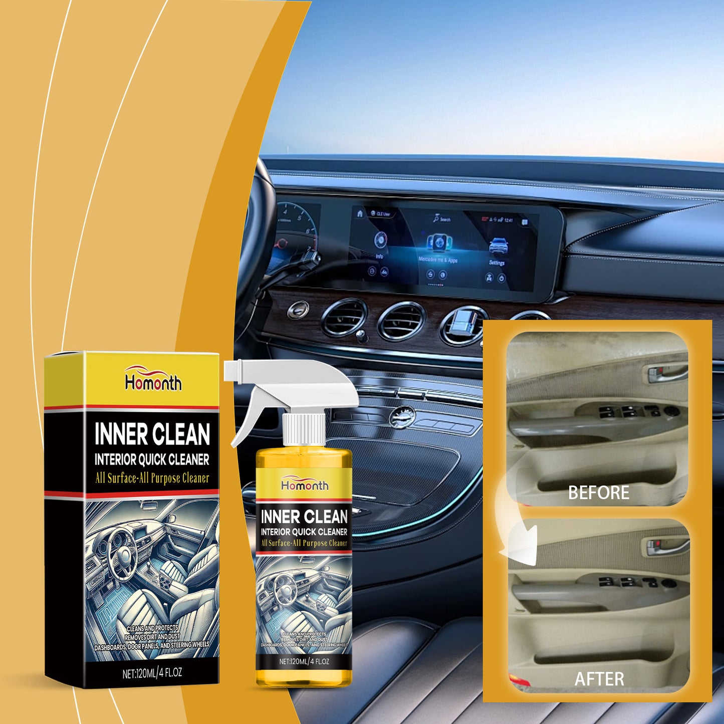 Homonth Car Interior Cleaner