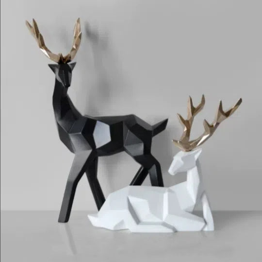 Home Fortune Deer Resin Decoration Home Decoration Living Room Decoration