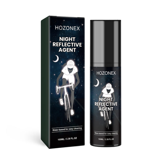 Hozonex Night Reflective Spray, Bicycle Clothing Glow-In-The-Dark Warning Signs Environmental Fluorescent Night Spray