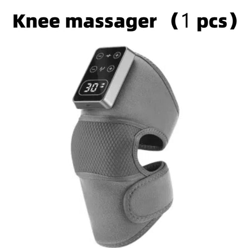 Electric Knee Massager with 3 Levels of Vibration And 5 Levels of Hot Compression Heated Leg Joint Muscle Relaxing Knee Pad